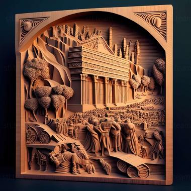 3D model Grand Ages Rome game (STL)